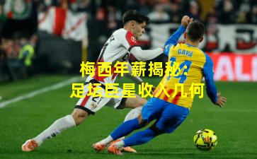 梅西年薪揭秘:足坛巨星收入几何